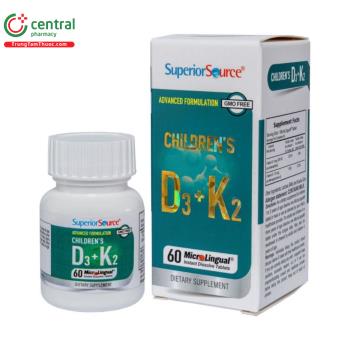 Children’s D3 + K2