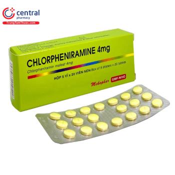  Chlorpheniramine 4mg Mekophar