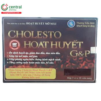 Cholesto Hoạt huyết G&P 