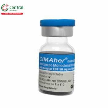 Thuốc Cimaher 50mg/10ml điều trị ung thư đầu, cổ không thể phẫu thuật