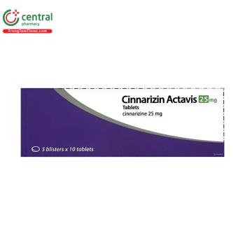 Cinnarizin Actavis 25mg