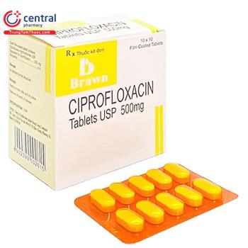Ciprofloxacin 500mg Brawn