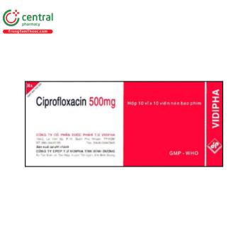 Ciprofloxacin 500mg Vidipha