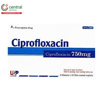 Ciprofloxacin 750mg US pharma USA