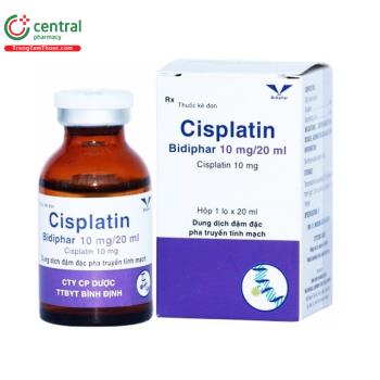 Cisplatin Bidiphar 10mg/20ml 