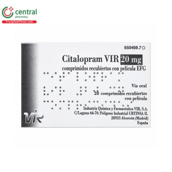 Citalopram Vir 20mg