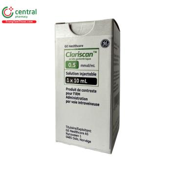 Thuốc Clariscan 0,5mmol/ml - Thuốc đối quang từ dùng trong chụp MRI