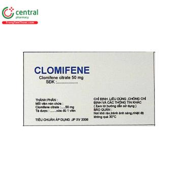Clomifene 50mg BadinhPharma
