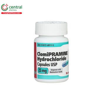 Clomipramine hydrochloride capsule USP Taro 25mg