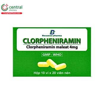 Clorpheniramin 4mg Becamex