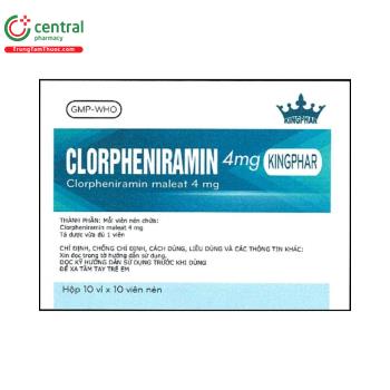 Clorpheniramin 4mg Kingphar