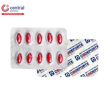 Thuốc Codeforte (vỉ) - Ho có đờm, viêm họng không còn là nỗi lo