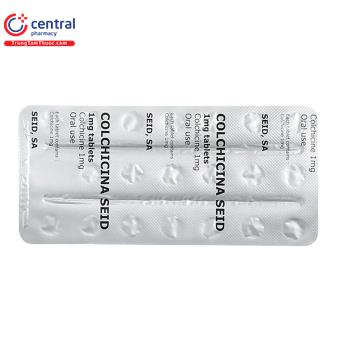[CHÍNH HÃNG] Colchicina Seid 1mg Tablet là thuốc gì, giá bao nhiêu?
