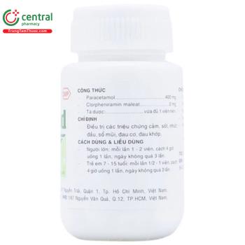 Thuốc Coldfed (Lọ) - Điều trị các triệu chứng cảm cúm, cảm lạnh