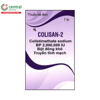 Thuốc Colisan-2 điều trị nhiễm khuẩn Gram âm nặng kháng thuốc
