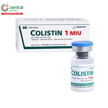 Thuốc Colistin 1MIU Imexpharm điều trị nhiễm khuẩn cấp tính nặng cấp ...