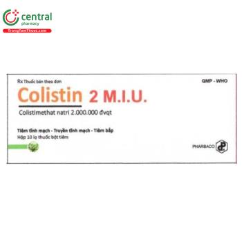 Colistin 2MIU Pharbaco