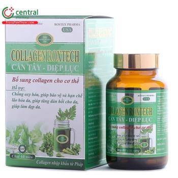 Collagen Roxtech Cần Tây - Diệp Lục (Lọ)