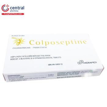 [CHÍNH HÃNG] Thuốc Colposeptine trị các bệnh huyết trắng