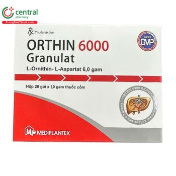 Cốm pha hỗn dịch Orthin 6000 Granulat