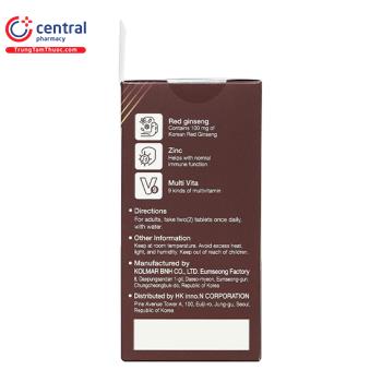 [CHÍNH HÃNG] Condition Multi chứa hồng sâm Hàn Quốc 6 năm tuổi