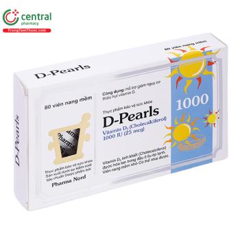D-Pearls Vitamin D3 1000IU