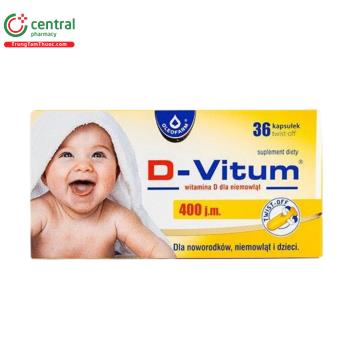 D-Vitum Vitamin D3 400IU 