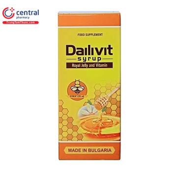 Thuốc Dailivit syrup 125ml: tác dụng, đối tượng sử dụng, giá bán