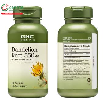 Dandelion Root 550mg GNC