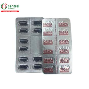 Thuốc Daspa 200mg (Hộp 6 vỉ x 10 viên) điều trị rối loạn khó tiêu