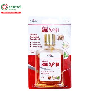 Dầu Đỏ Sao Việt Fobelife 25ml