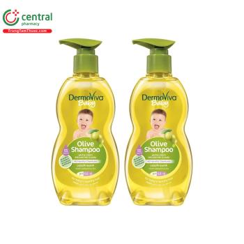 Dầu gội cho bé Dermoviva Baby Olive Shampoo