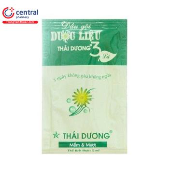 Dầu gội dược liệu Thái Dương 3 lá 5ml 