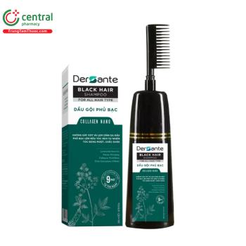 Dầu gội phủ bạc Dersante Black Hair Shampoo 200ml