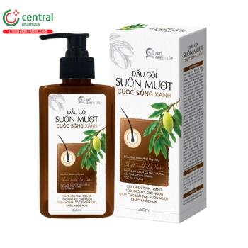 Dầu Gội Suôn Mượt Cuộc Sống Xanh 250ml