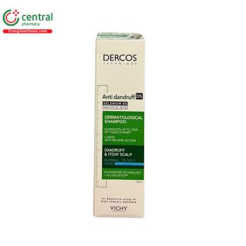 Dầu gội sạch gàu cho da đầu dầu Vichy Dercos Anti-Dandruff DS