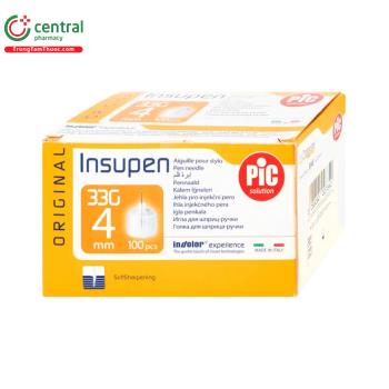 Đầu kim tiểu đường Pic insupen original 33G x 4mm (100 cái)