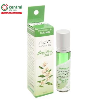 Dầu xoa bi lăn thảo mộc Clovy 9ml