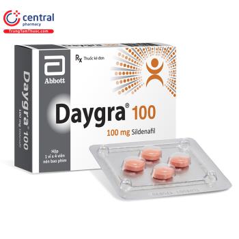 [CHÍNH HÃNG] Thuốc Daygra 100: Điều trị rối loạn cương dương