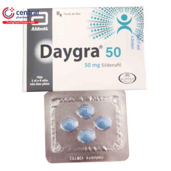 [CHÍNH HÃNG] Thuốc Daygra 50 điều trị rối loạn cương dương