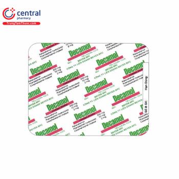 Thuốc Decamol - Thuốc điều trị cảm cúm, viêm mũi, viêm xoang