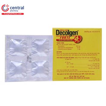 [CHÍNH HÃNG] Thuốc Decolgen Forte đánh bay cảm cúm, nhức đầu tức thì