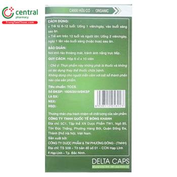 Thuốc Delta Caps (Lọ 60 viên)- Giúp phát triển xương và răng ở trẻ