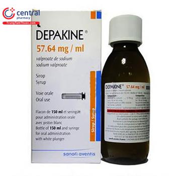Thuốc Depakin 57.64mg/ml - Dung dịch siro có tác dụng hướng tâm thần