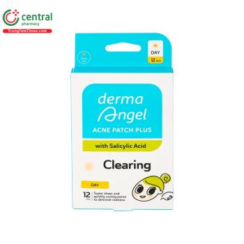 DermaAngel ACNE PATCH PLUS with Salicylic Acid Clearing Day