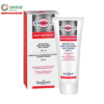 Dermacos Anti - Redness Protective And Soothing Day Cream SPF 15