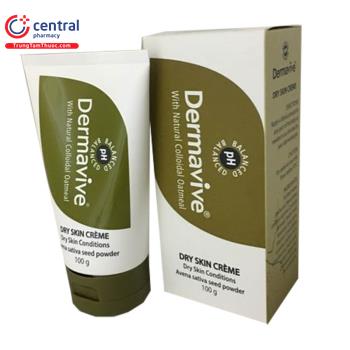 [CHÍNH HÃNG] Kem dưỡng Dermavive Dry Skin Creme 100g cấp ẩm cho da