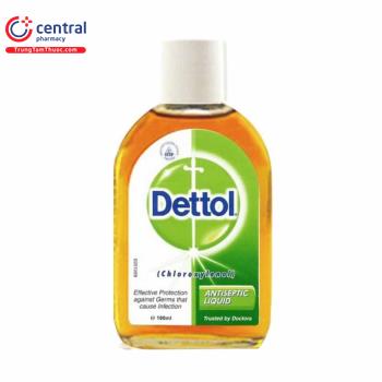 [CHÍNH HÃNG] Thuốc Dettol Antiseptic Liquid 100ml: Sát trùng hiệu quả