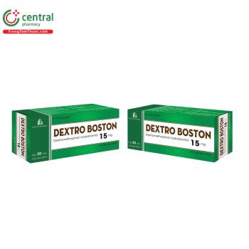 Thuốc Dextro Boston 15mg - Trị ho do họng và phế quản bị kích thích