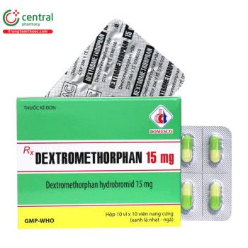 Dextromethorphan 15mg Domesco Hộp 100 viên